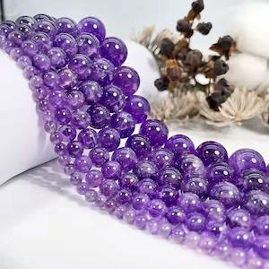 Amethyst Gemstone Beads (4mm)