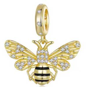 Gold Bee Charm "Bee"