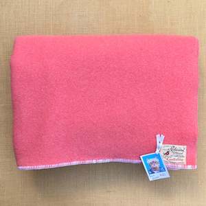 Linen - household: Warm Pink Thick DOUBLE Wool Blanket - Robinwul