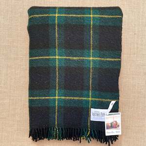 GORDON Tartan, TRAVEL RUG New Zealand Wool