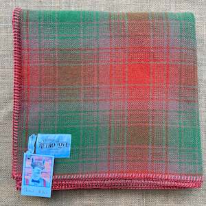 Vintage THROW New Zealand Wool Blanket