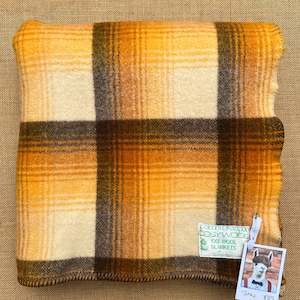 Linen - household: Golden Warm Poppa Styles SMALL SINGLE/THROW New Zealand Wool Blanket