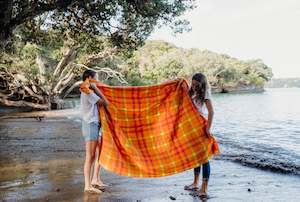 "Tangy Fruits" (New Wool) SINGLE New Zealand Wool Blanket