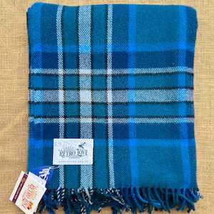 ***SECOND*** (New Wool): "Double Denim" TRAVEL RUG