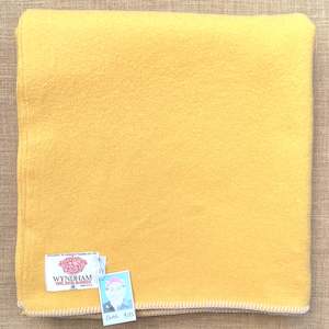 Sunshine Light Gold DOUBLE New Zealand Wool Blanket