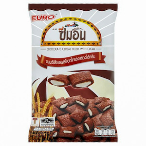 75g: EURO Chocolate Cereal filled w/ Cream 75g