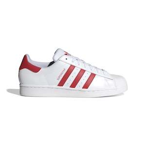 Clothing: Adidas Superstar White/Red IG9367