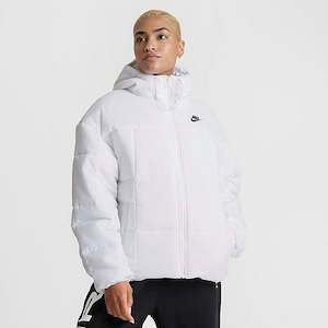 Clothing: Nike ESS Therma-Fit Puffer Jacket White W FB7672-100