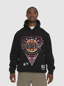 Mitchell&Ness Tri Hoodie Bulls Black MNCG2561