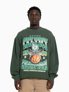 Mitchell&Ness Tri 2.0 Celtics Crew Faded Green MNBC2288