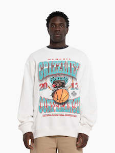 Clothing: Mitchell&Ness Tri 2.0 Grizzlies Vint White MNVG2288