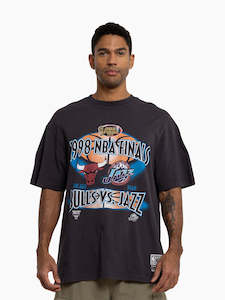 Mitchell&Ness Bulls vs Jazz NBA Tee Black MNNC2697