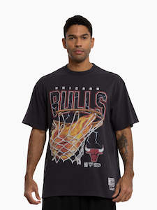 Mitchell&Ness Fire N Lightning Bulls Tee MNCG2563