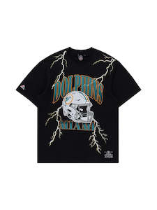 Majestic Team Lightning Tee Dolphins Black MJMD1212