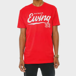 Ewing Athletics Script Tee Red