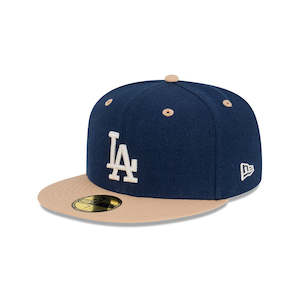 Clothing: New Era 5950 Ocean Khaki LA Dodgers 60359524