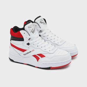 Reebok BB4000 II Mid White/Red/Blk GS 100075016