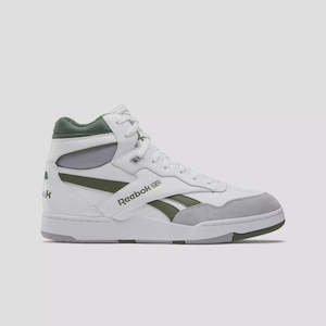 Reebok BB4000 II Mid White/Grey/Green 100032748