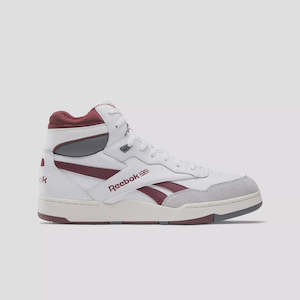 Clothing: Reebok BB4000 II Mid White/Burg/Grey IF4713/100033844