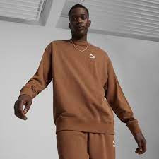 Clothing: Puma Better Classics Relaxed Crew Teak 62424481