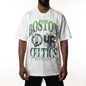 New Era Oversized Tee Boston Celtics White 14177271