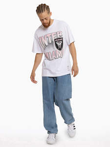 Mitchell&Ness Inter Miami Stack Tee White MNIM2536