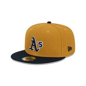 New Era 5950 Vintage Gold Oakland Athletics  60350741