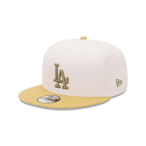 Clothing: New Era 950 LA Dodgers Stone/New Olive 60574359