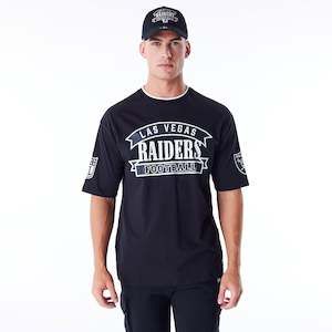 Clothing: New Era NFL Graphics Oversized Tee Raiders 60564992