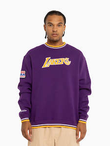 Mitchell&Ness Logo Crew Lakers Purple MNLL2068