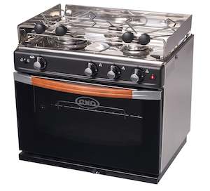 Marine equipment: ENO Allure 3 Burner S/S oven with grill