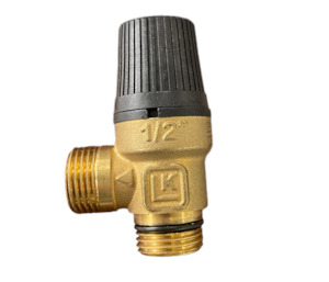 Marine equipment: Waterheater spare part - Slim 16 -  Brass Safety Relief Valve