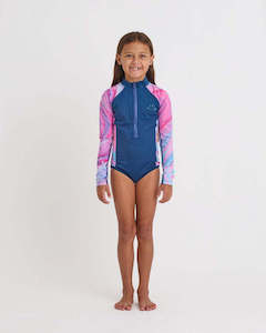 Girls L/S Swimsuit | Fairy Floss