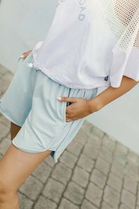 Clothing: Inez Shorts | Sapphire Sky