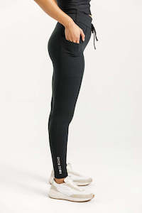 Clothing: Drawstring Pocket Legging | Black