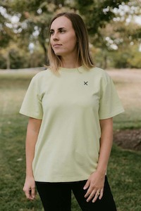 Chris Tee | Lime with Black X