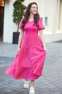 Clothing: Eme Maxi Dress Pink