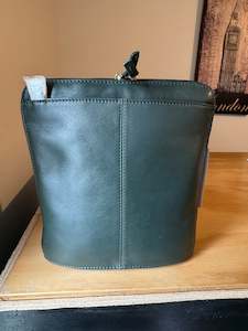 Clothing: Paris Leather Handbag | Olive