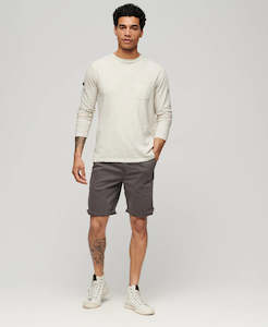 Officer Chino Shorts | Washed Grey