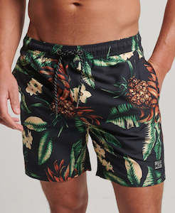 Clothing: Hawaiian Swim Short | Black Pineapples