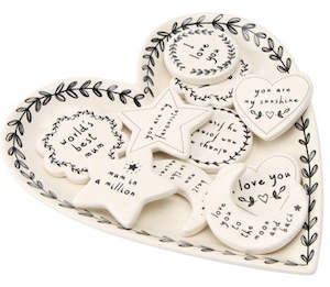 Send with Love Ceramic Tokens