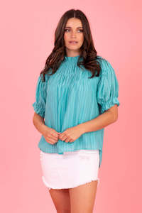 Abby Top | Aqua