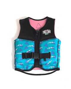 Clothing: Grommy JR Vest | Black Teal