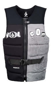 Clothing: Ronix X Volcom | Life Vest (Black/White Clippings)