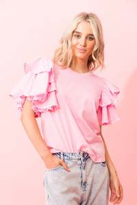 Lulu Knit Top | Pink