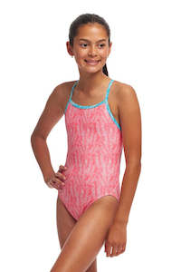 Girl's Single Strap One Piece | Sweet Releaf