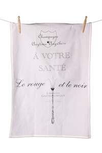 Wine Lovers Cotton Tea Towel