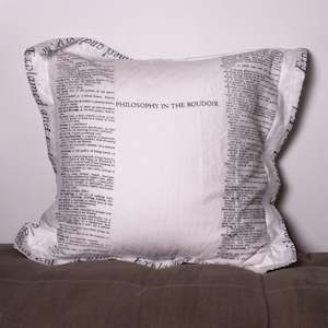 Philosophy in the Boudoir Euro Linen Pillowslip