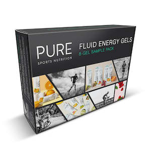 Pure Fluid Energy Gels 8-Gel Sample Pack