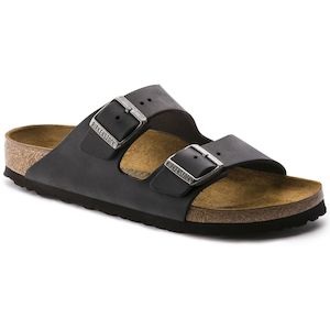 Birkenstock Arizona Oiled Leather (Regular) Black